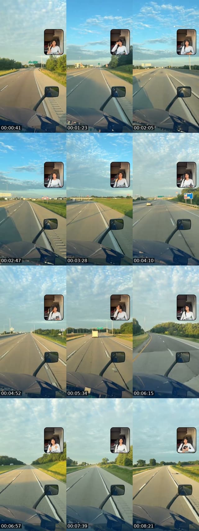 TikTok live: Passenger POV🚛🩷 by @yin6863