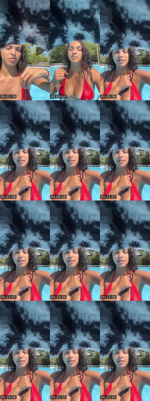 TikTok live: Swim w me by @xlusiveliyah