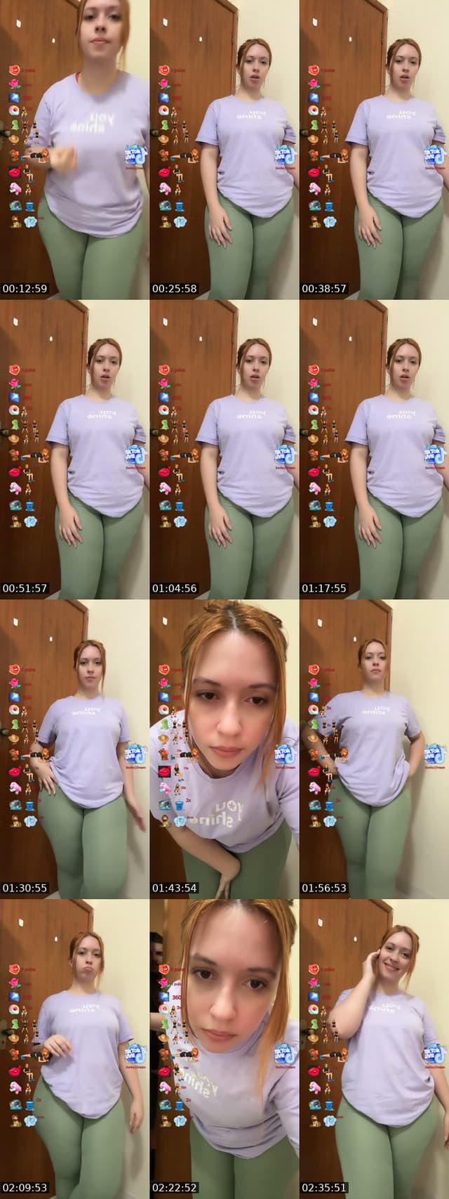 TikTok live: Light up the gallery ? ✨🧡 by @nayaralouback_