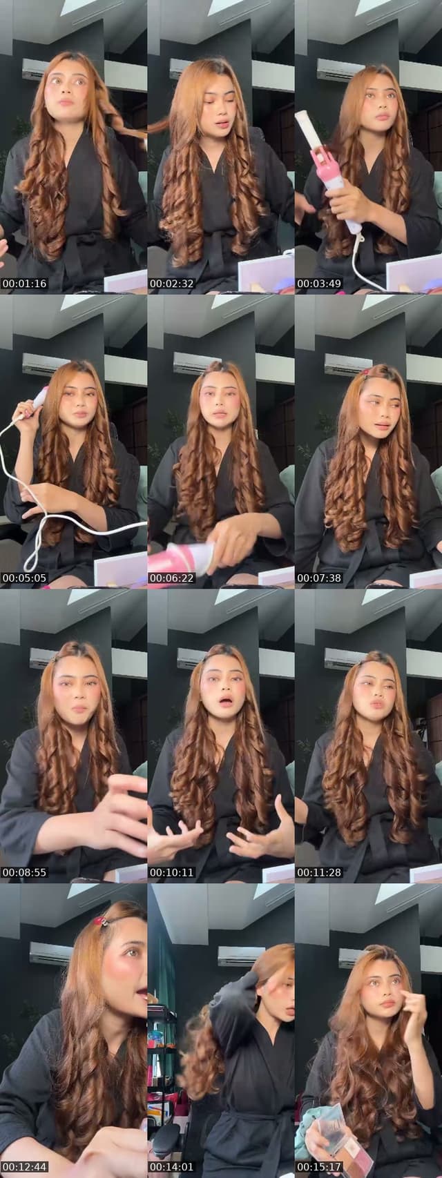 TikTok live: rushing makeup by @_qishii