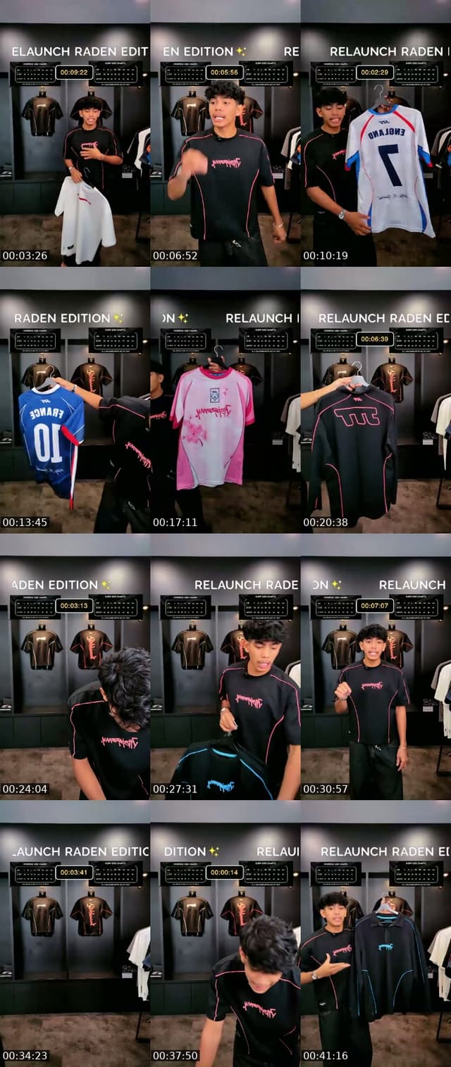 TikTok live: LAST STOCK RADEN W FARIZ🔥 by @jttstoremy