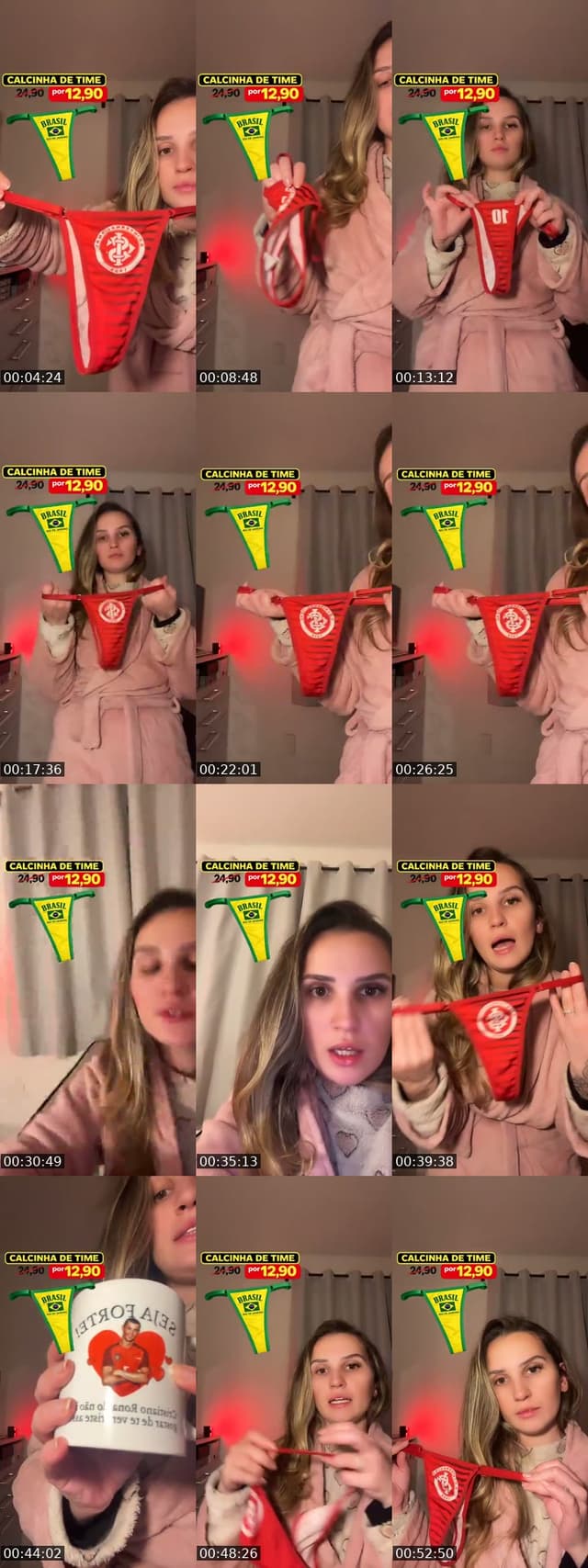 Calcinha de time 🇧🇷 ✨ - @nahmoana