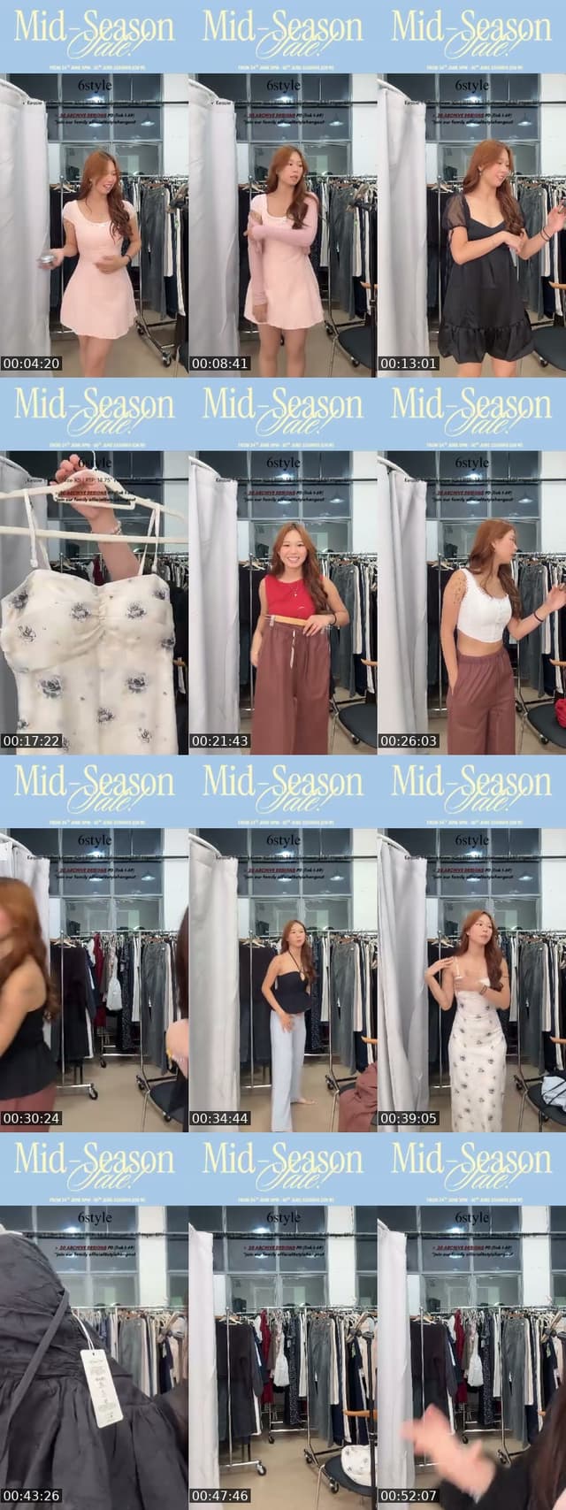 TikTok live: MID SEASON SALE ARCHIVE 💥 by @6style