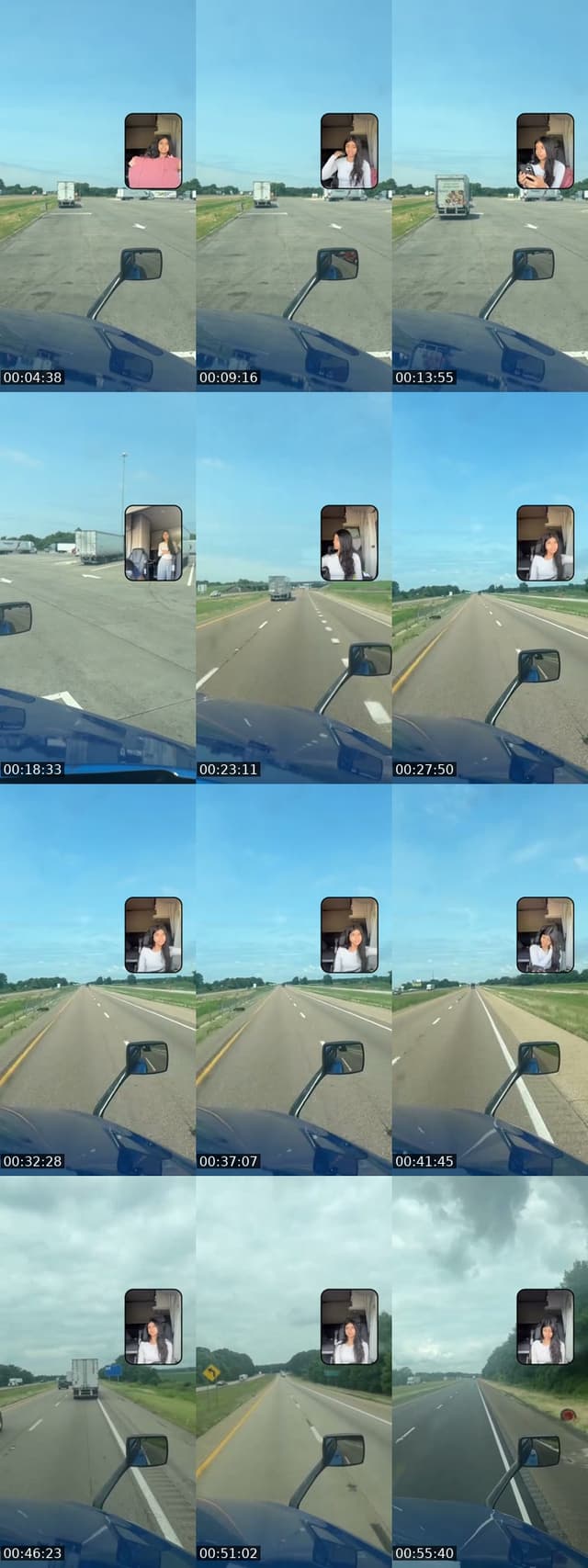 TikTok live: Passenger POV🚛🩷 by @yin6863