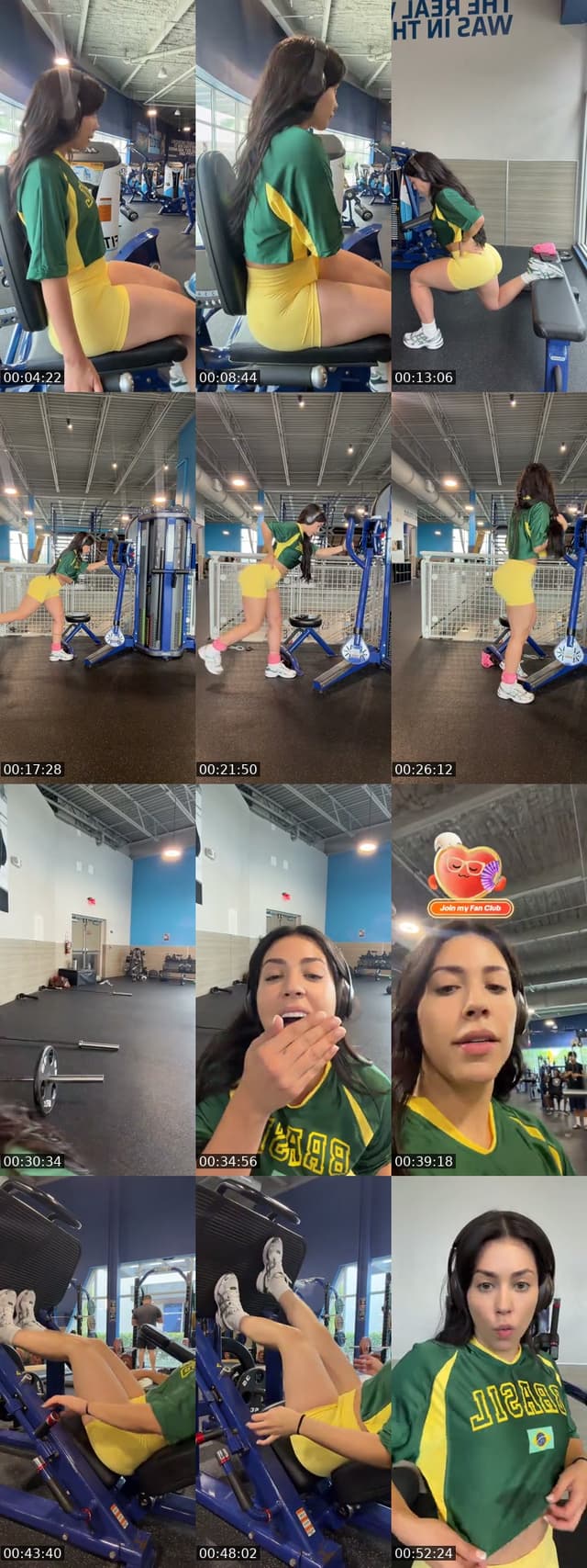 TikTok live: gym🚀🐆 by @astrobeautyyy