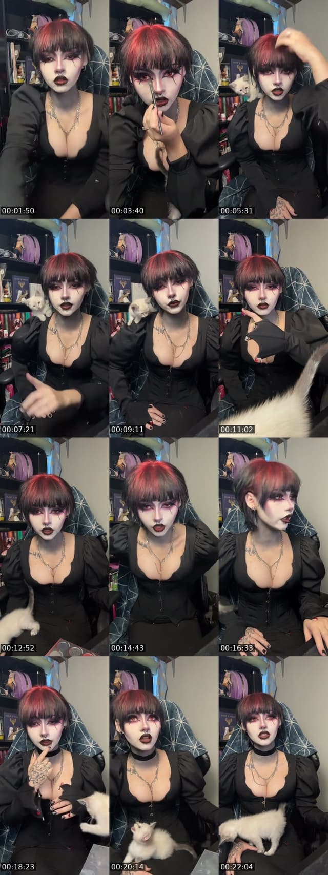 Goth makeup - @altasaythat3x