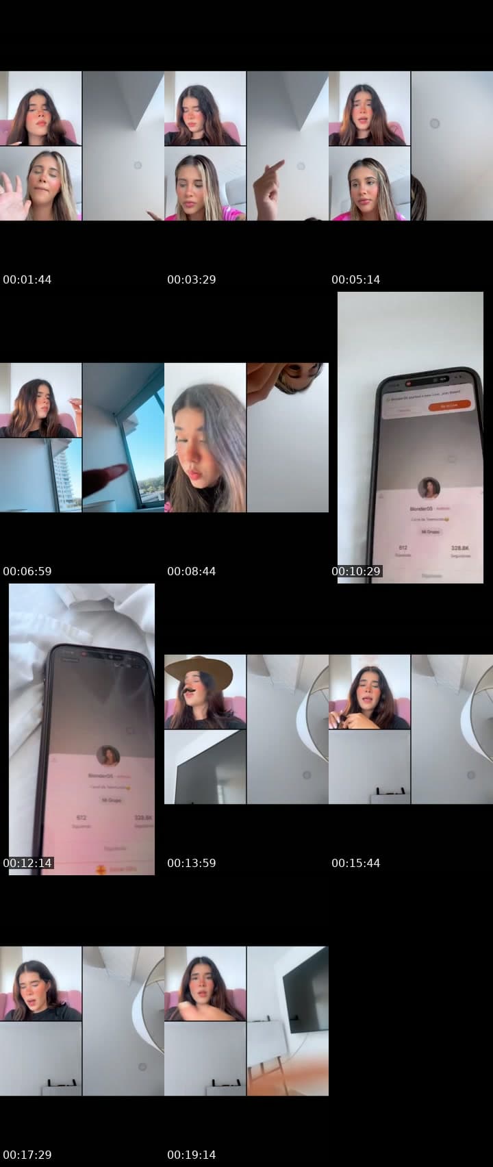 @michellerabbitoficial TikTok live stream