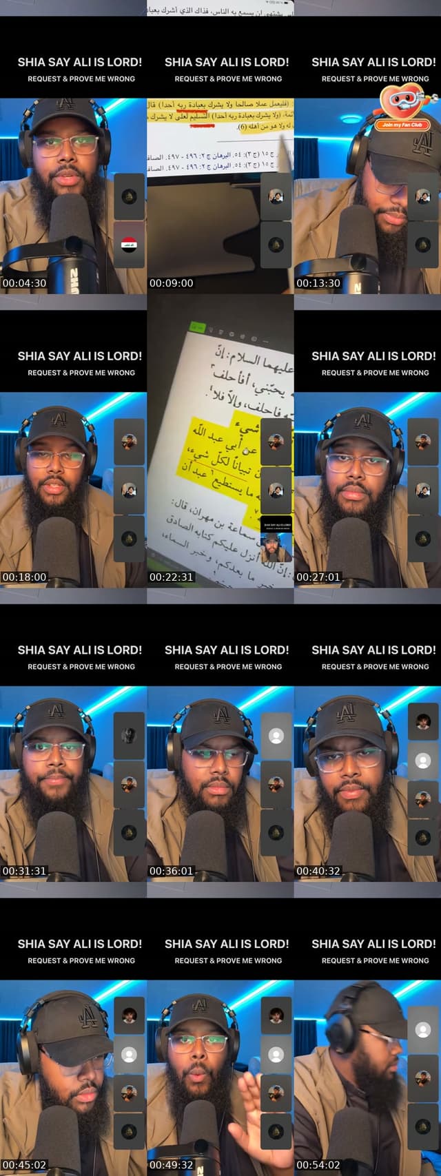 TikTok live: SHIA DO SHIRK by @liban.ahmed