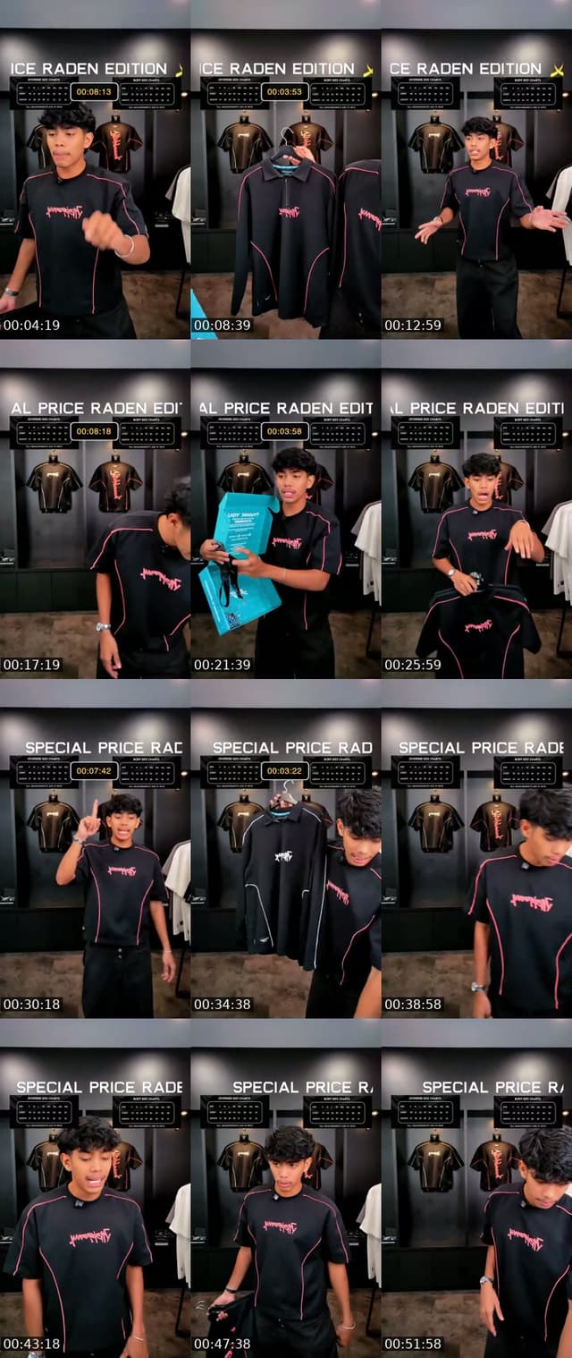 TikTok live: LAST STOCK RADEN W FARIZ🔥 by @jttstoremy