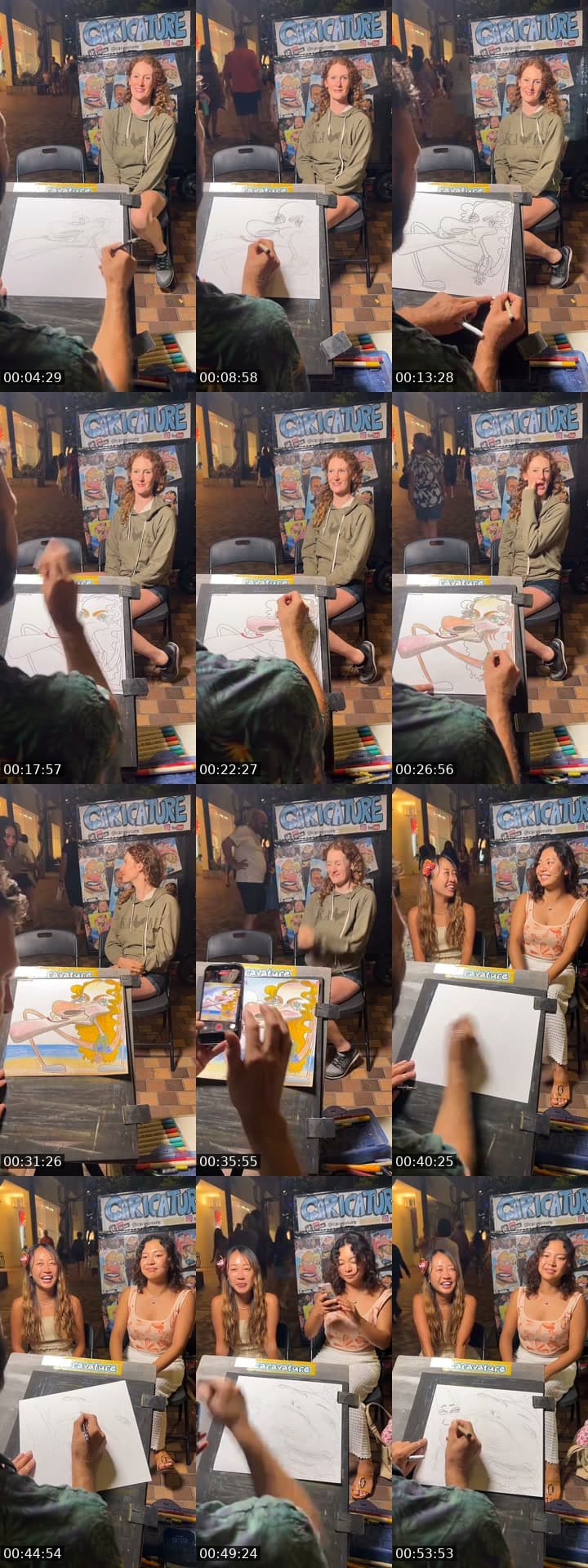 @caravature TikTok live stream