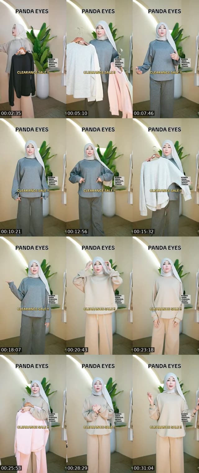 TikTok live: BAJU DESIGN BARU by @pandaeyesabaya