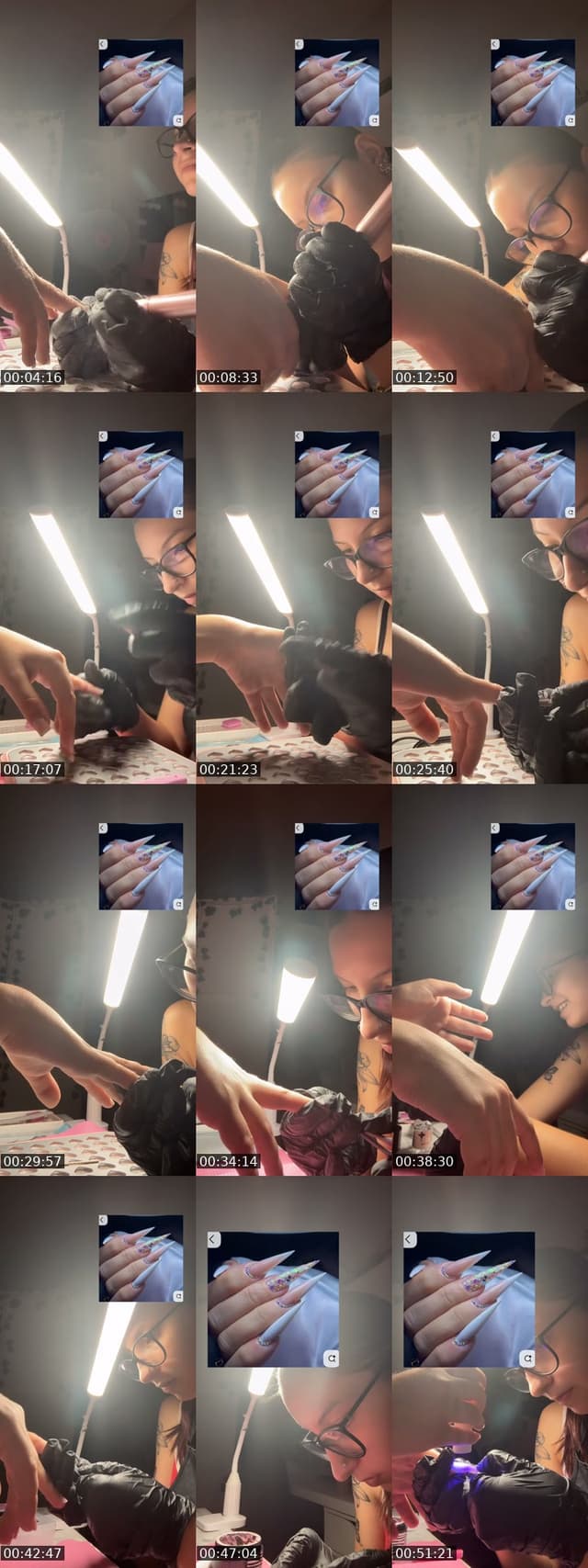TikTok live: unghiette💅🏻❤️ by @glownail.sarah