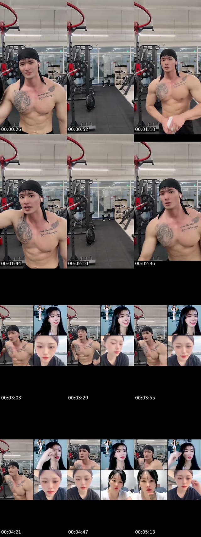 TikTok live: Leg workout by @stone5009