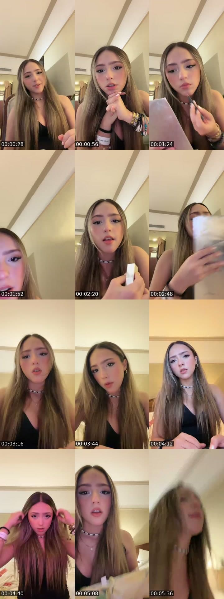 @michellekiwis TikTok live stream