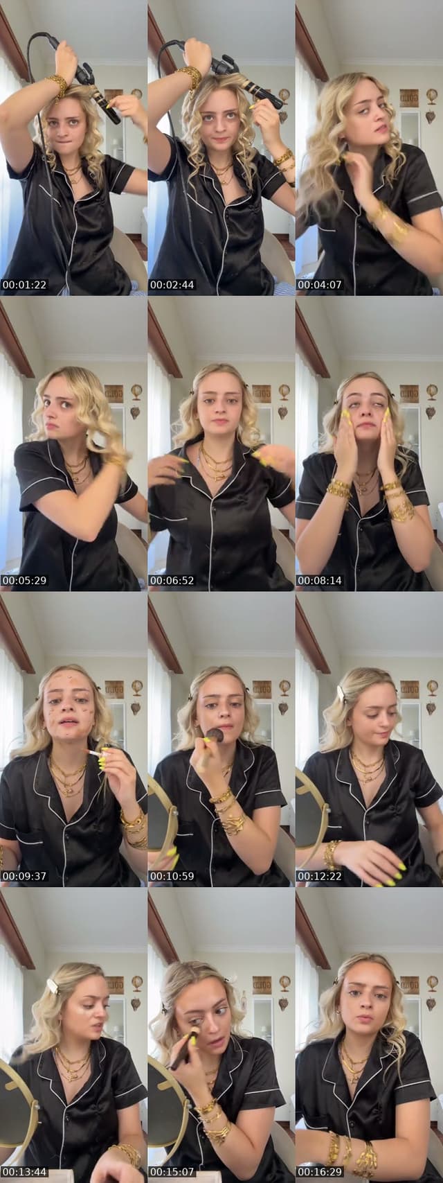 grwm para o RIR 🎸 - @carolinacallapez
