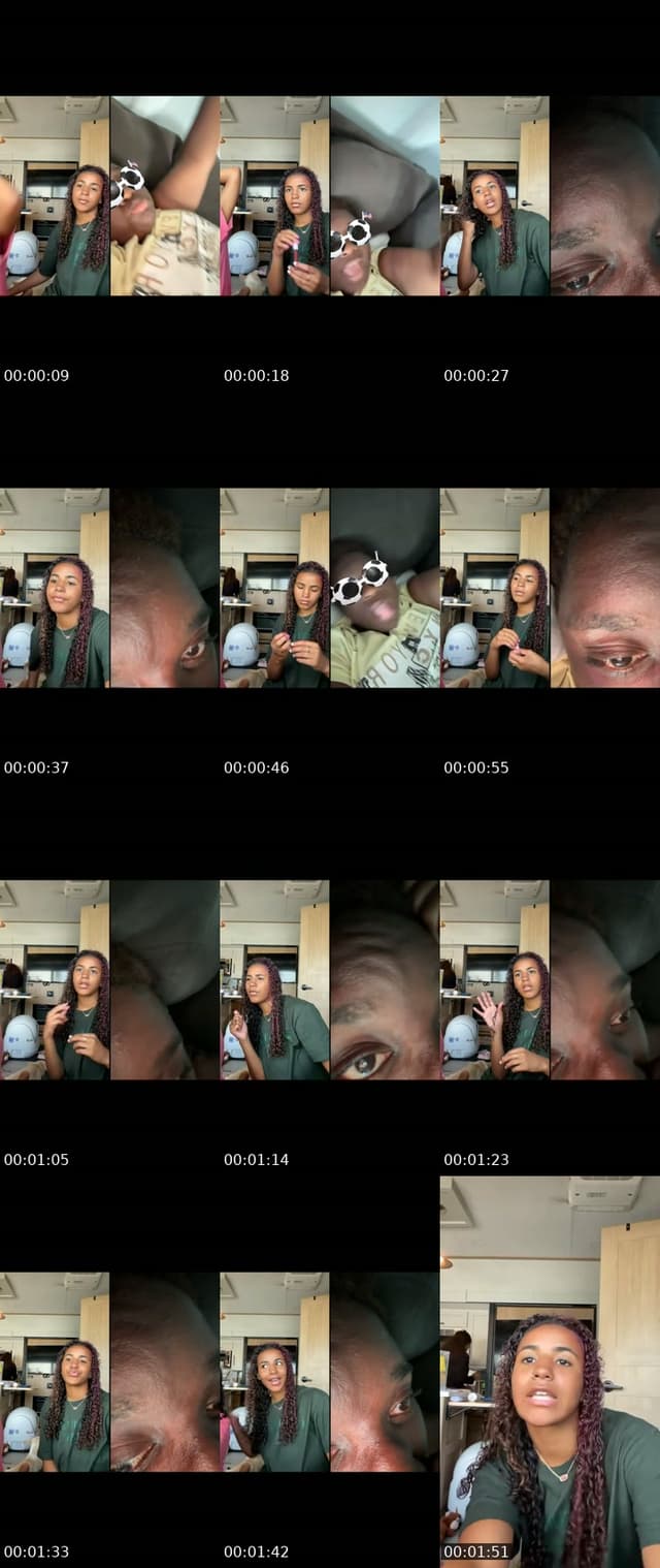 doing my hair:) - @aiyanaperkins