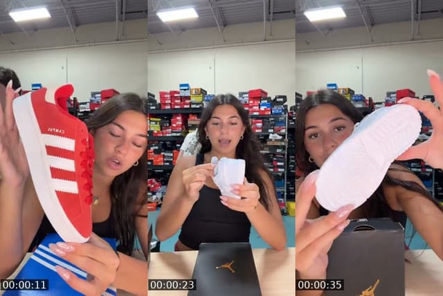 TikTok live: $1 NIKE, ADIDAS, ON CLOUD! by @zhkicksllc