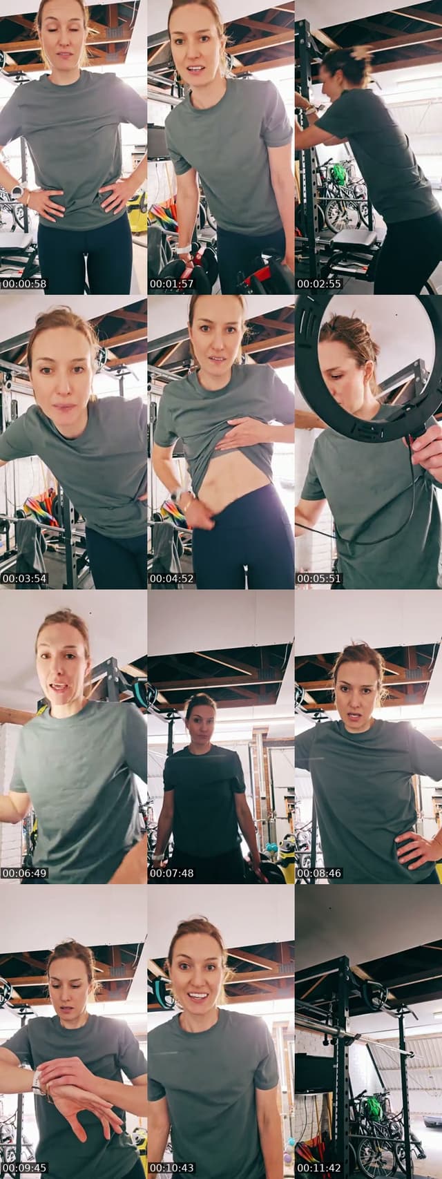 TikTok live: gym day - leg day by @alex.jane.lee