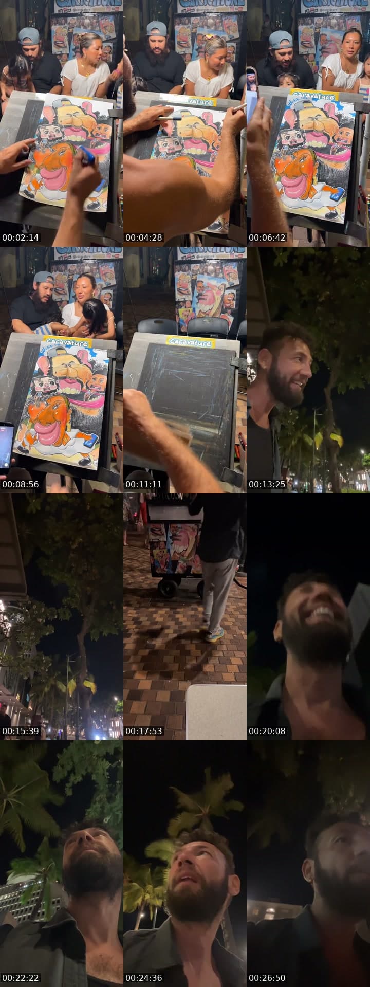 @caravature TikTok live stream