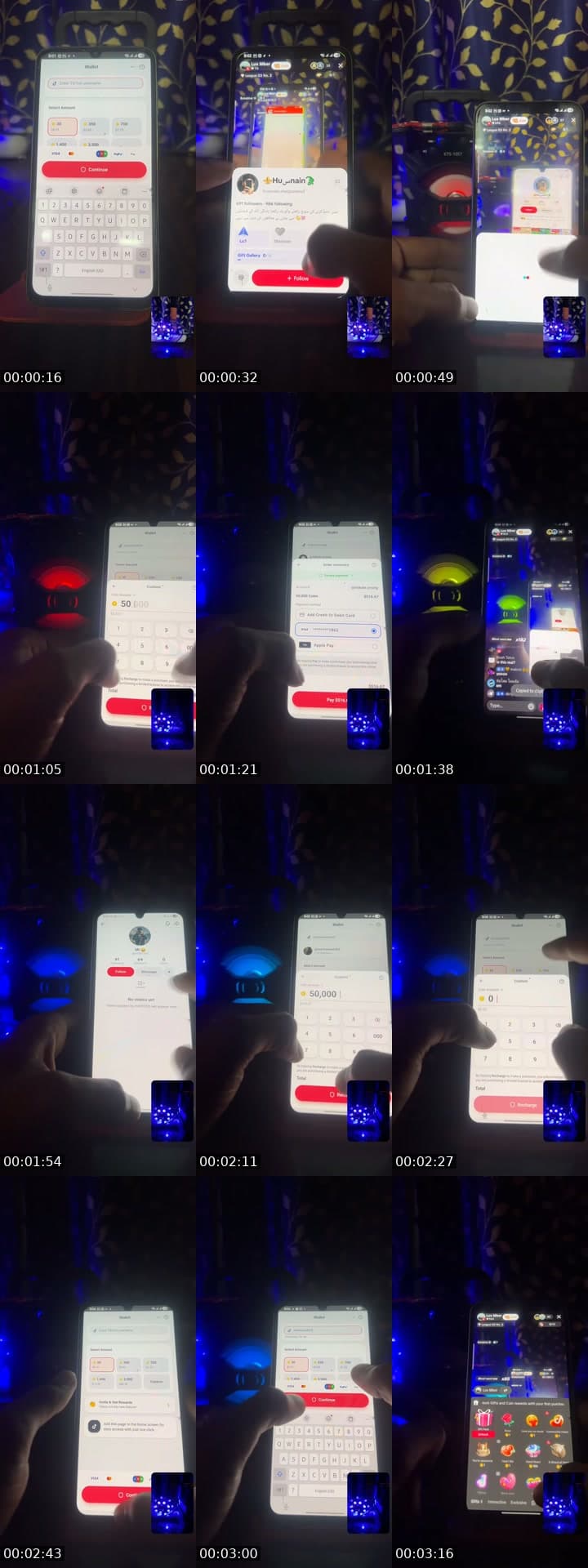 @lux.mber TikTok live stream