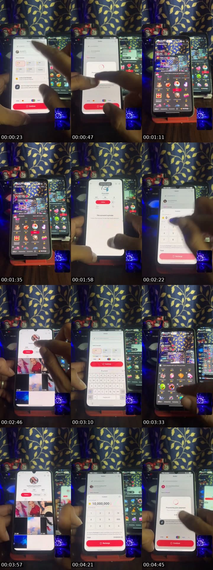 @lux.mber TikTok live stream