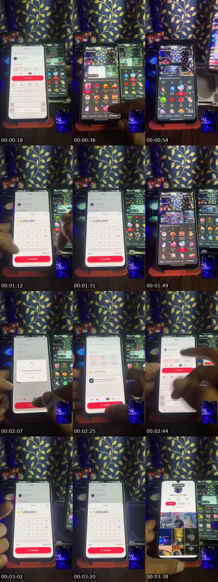 @lux.mber TikTok live stream