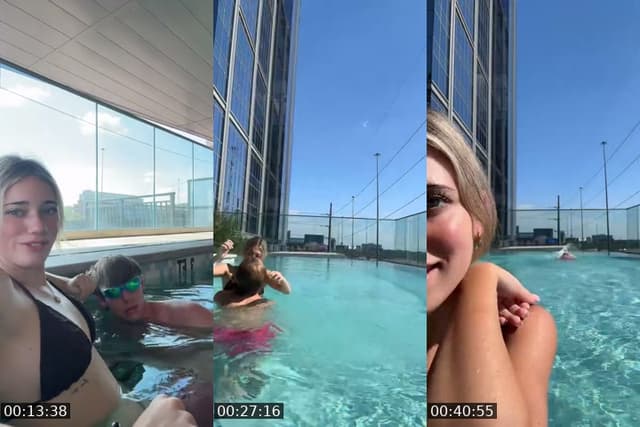 hot tub + pool - @katelyn.breann