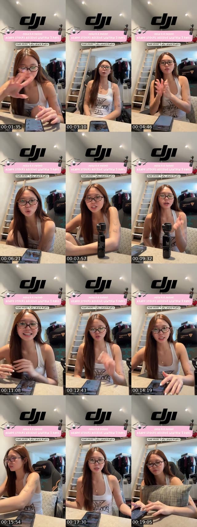 TikTok live: DJI stream 📸 by @smolriceee