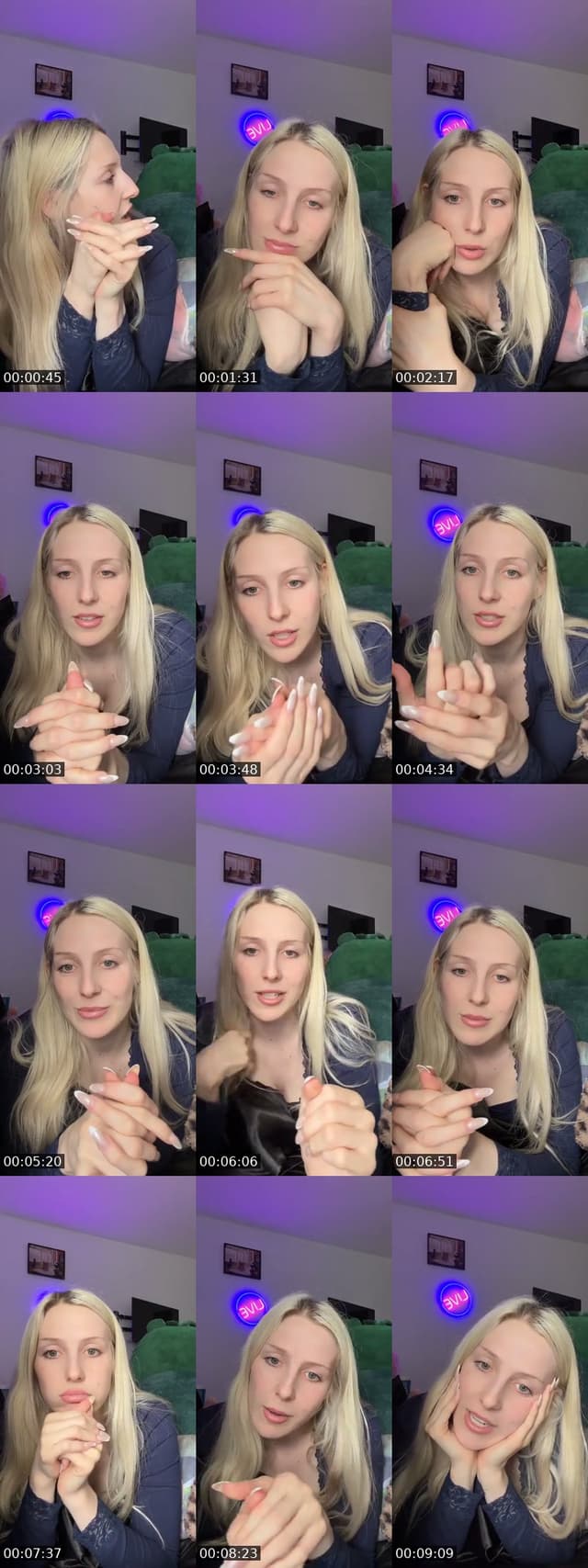 TikTok live: Quickie b4 nail apt by @cimeimblonde