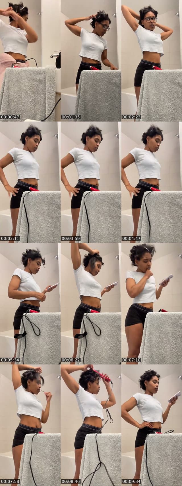 TikTok live: Pincurls n quick chat by @peanutbutterlovr3