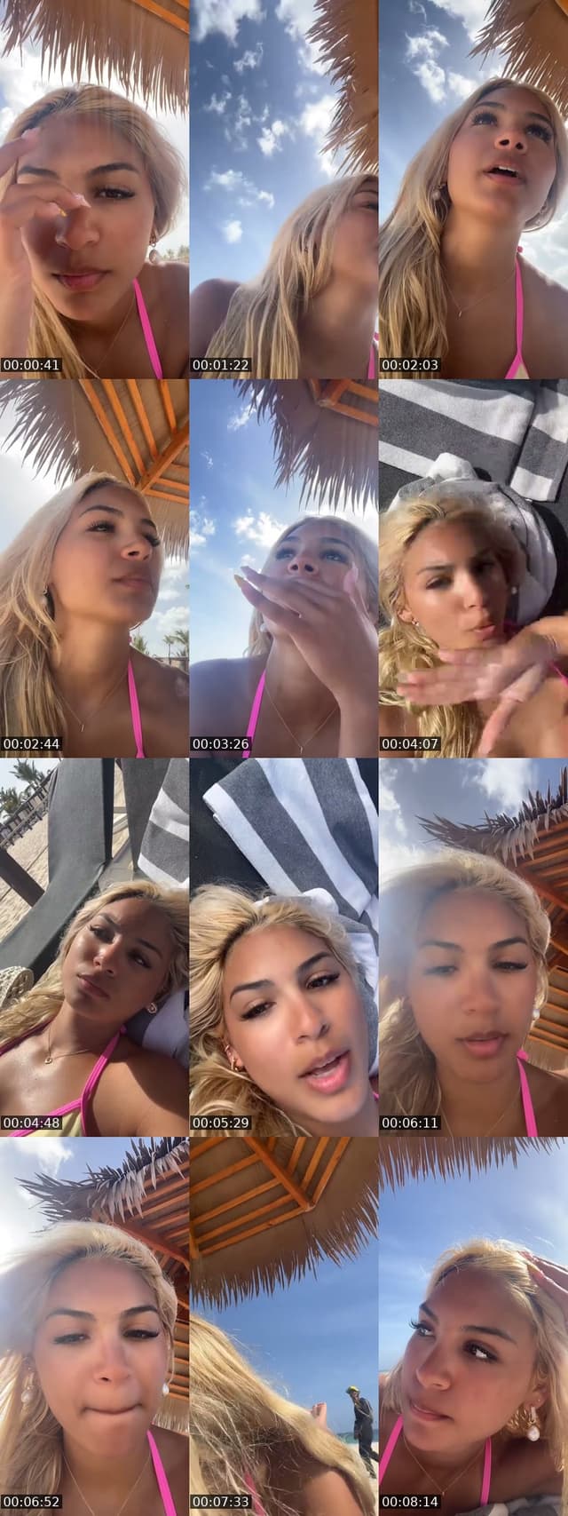 TikTok live: at the beach by @aalexia.jade
