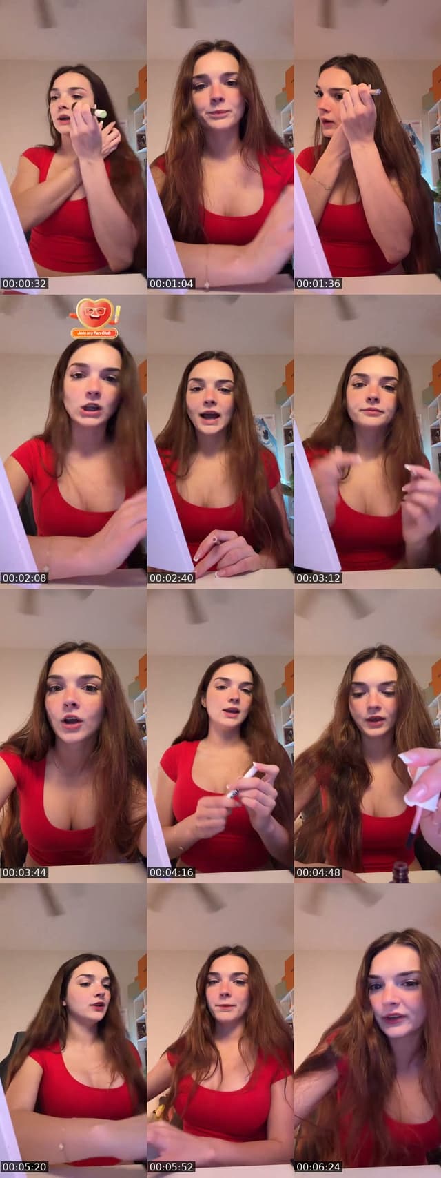 TikTok live: grwm to stream :D by @summerxiriss