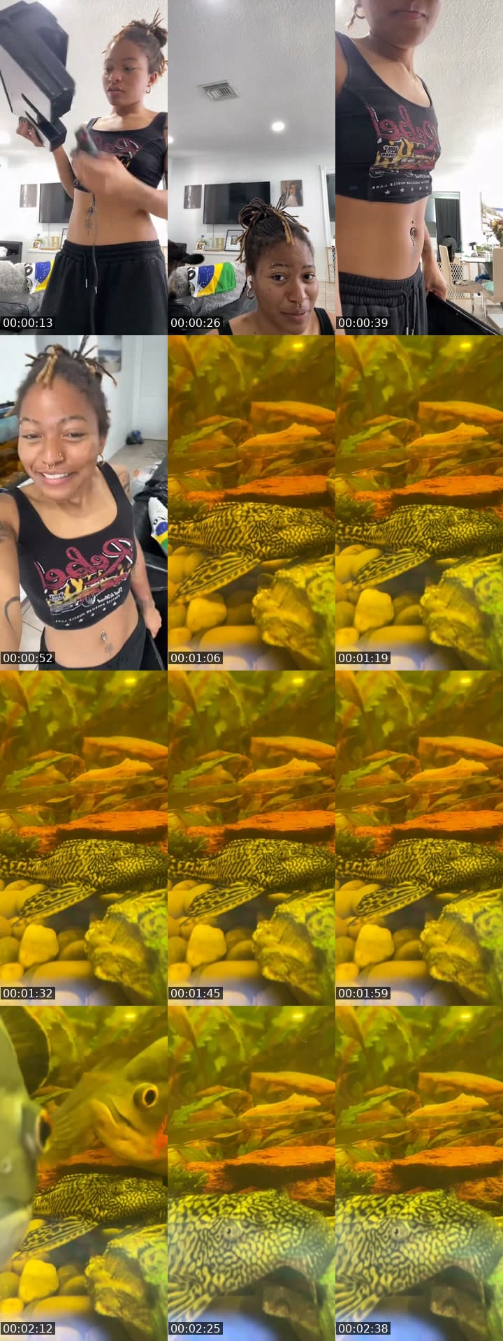 Clean tank with me