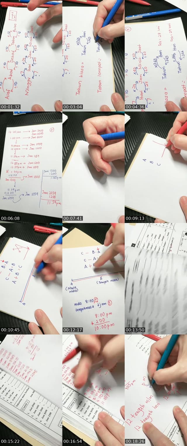TikTok live: Matematik Asas Masa  Waktu by @auntielin_72