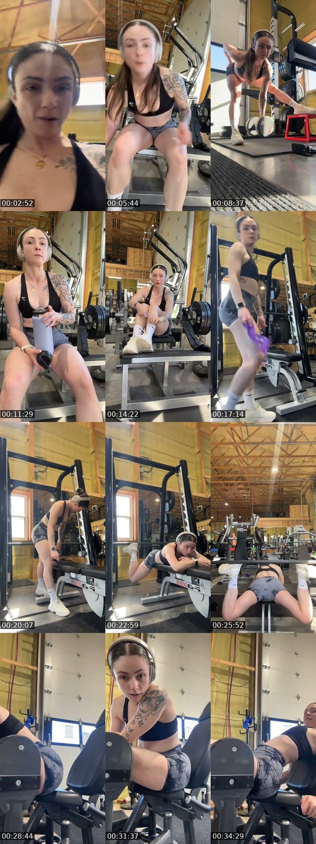 TikTok live: Full Glute Workout by @miriamdowlingg