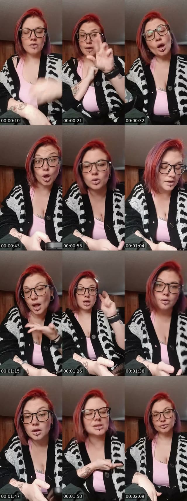 TikTok live: Manic Monday by @h0rr0rwh0re7