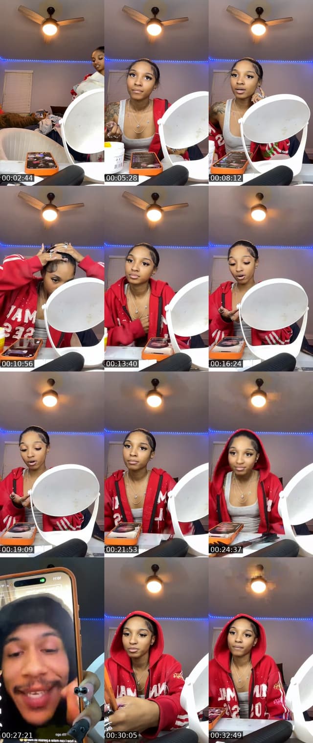 Trinidad and Tobago TikTok live: Grwm to go fight by @miahsperk