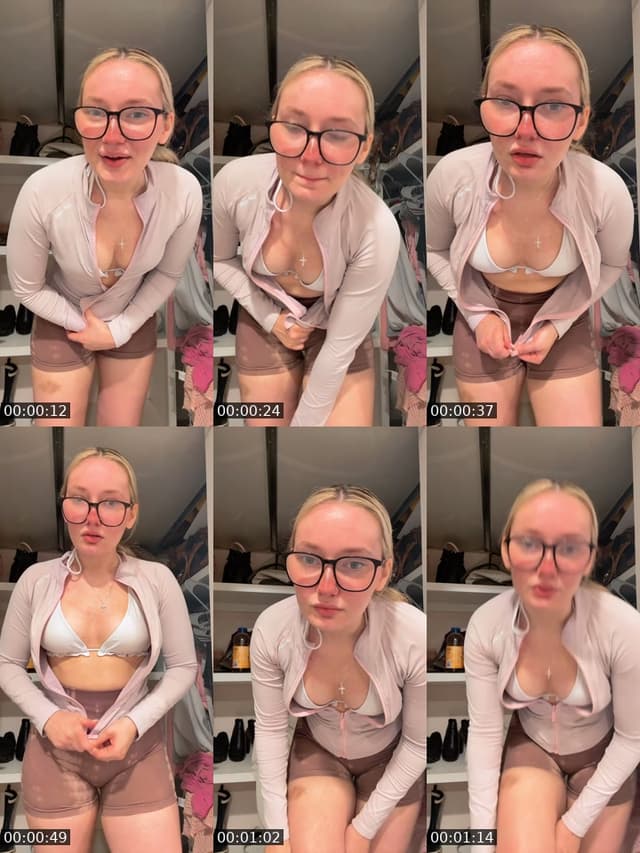 TikTok live: Clean with meee by @onlyrosexoxo
