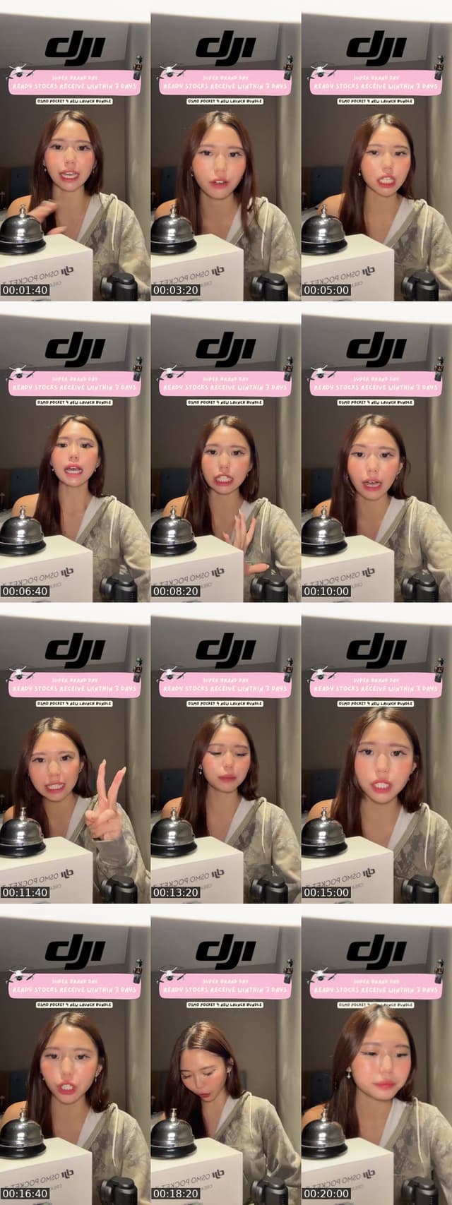 TikTok live: DJI  by @smolriceee