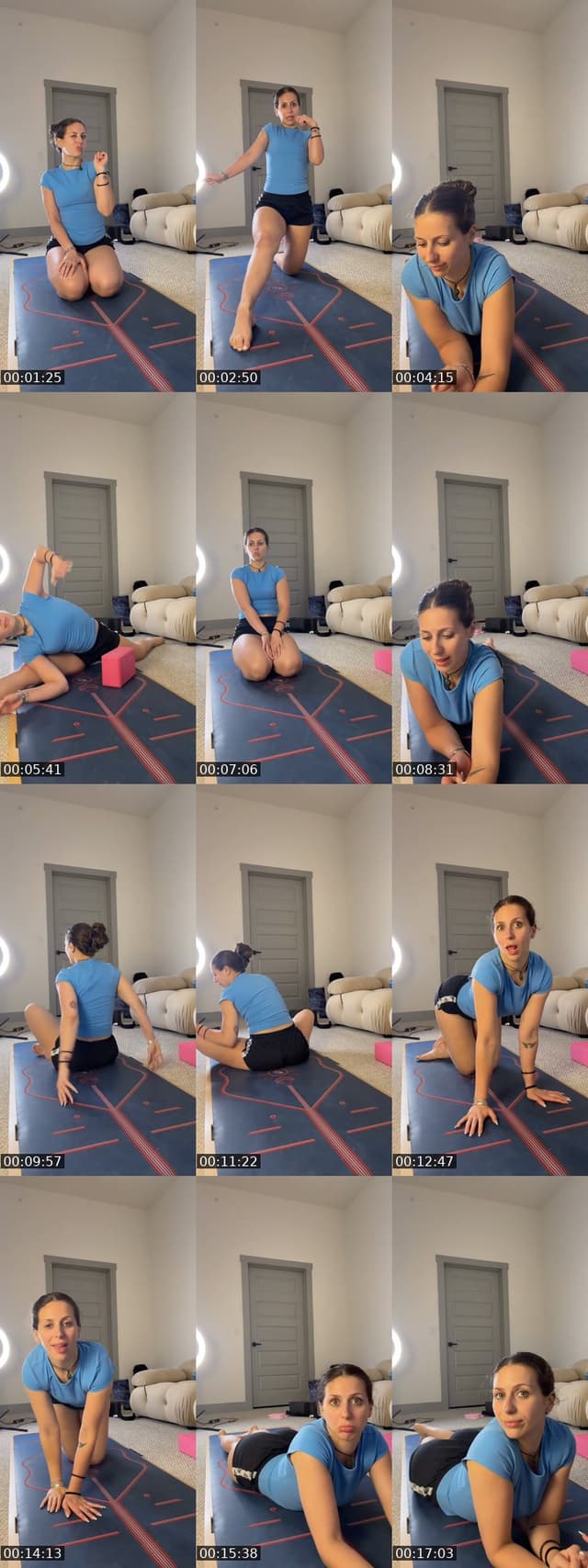 Past TikTok live: Late night yoga🦉 by @maggieblayre
