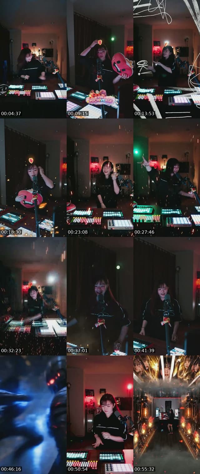 TikTok live: Party Time :) by @chellemichii