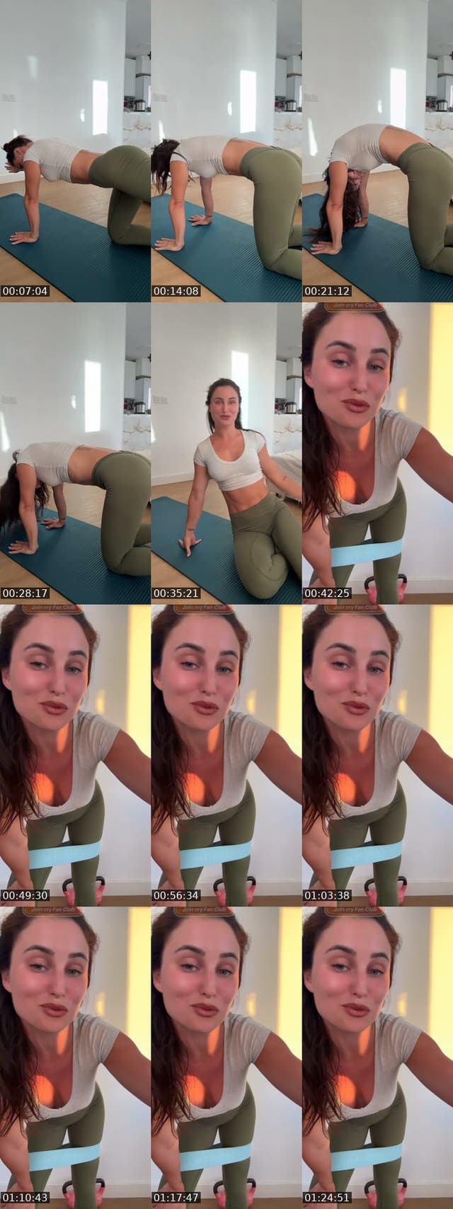 TikTok live: Working out by @selenesellcri