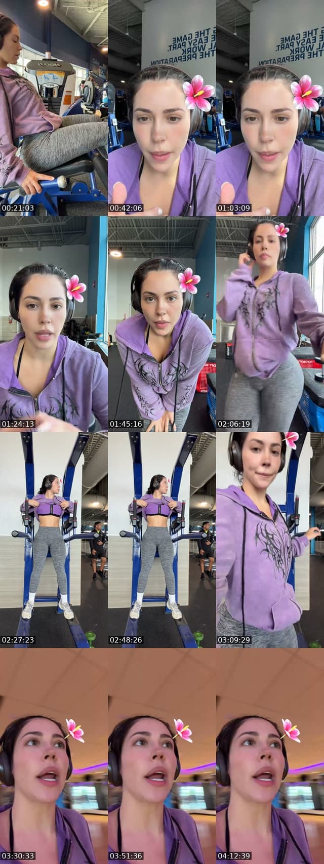 TikTok live: gym 🫶🏻 by @astrobeautyyy