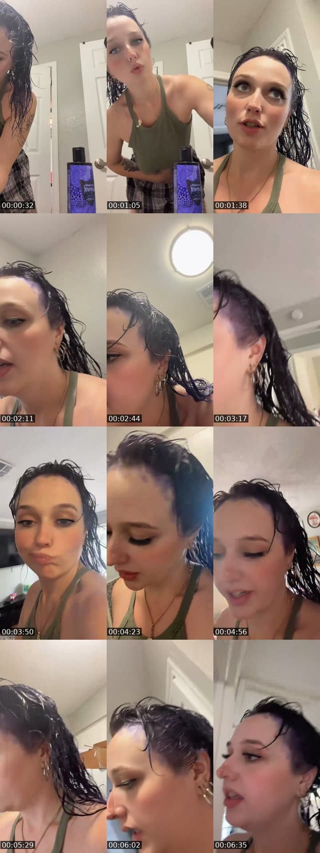 TikTok live: Coloring hair by @scarletroselover