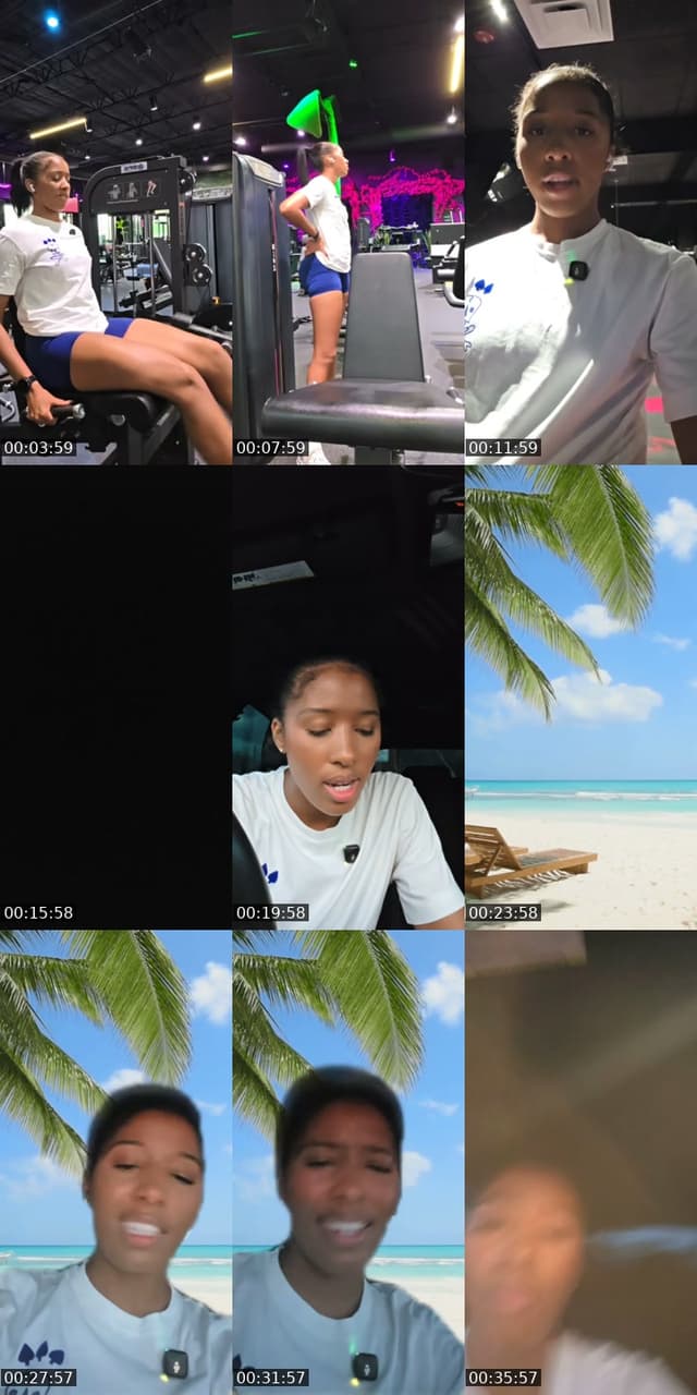 TikTok live: Gym by @saintshalyn