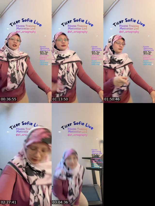 TikTok live: Fitness Live: Hello 😊💪 by @sf_artography