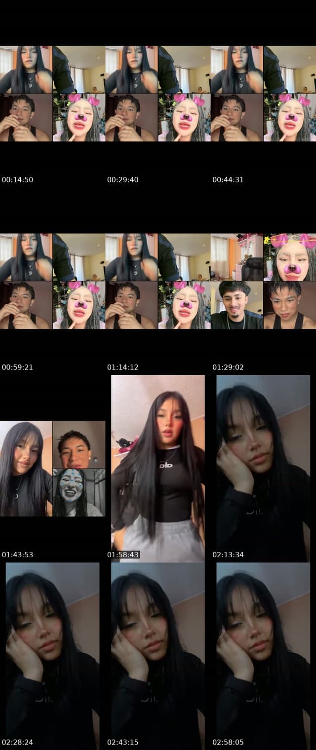 TikTok live: Holii amores😼❤️ by @mishell_villalva