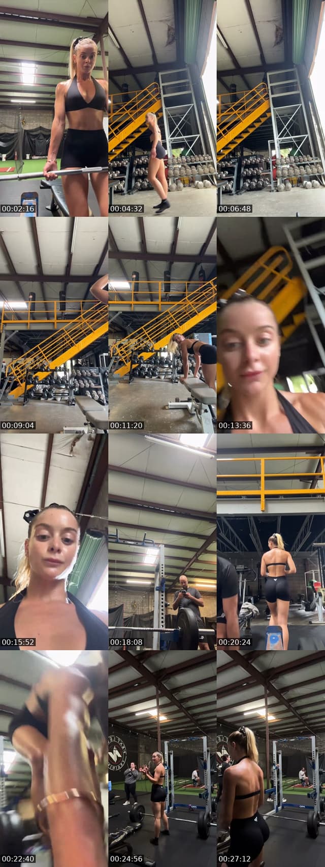 TikTok live: glute _ full body  💪🏻👸🏼🎀 by @liaconno