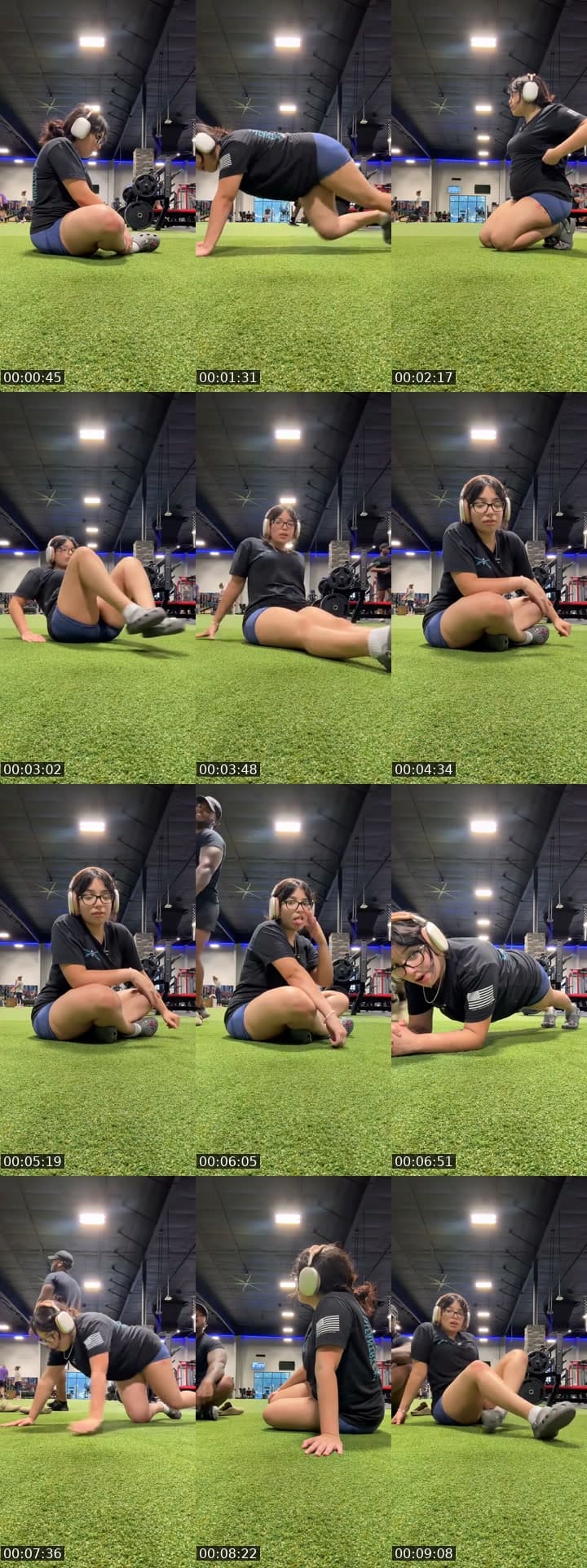 Getting clapped at the gym