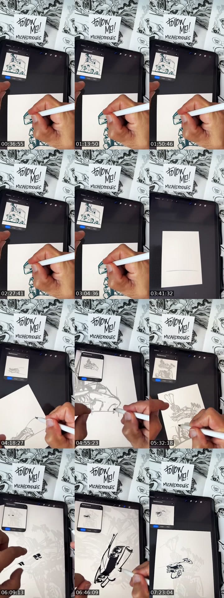 How to draw a hot rod